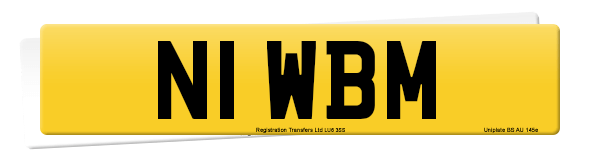 Registration number N1 WBM
